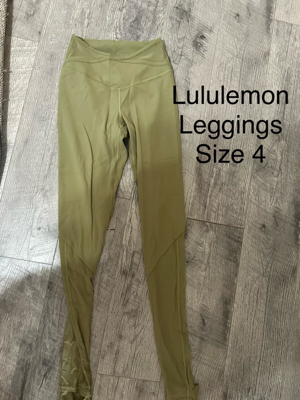 lululemon Olive Green High-Rise Leggings